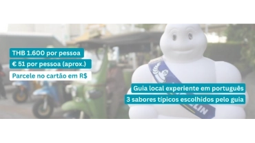 Passeio gastronômico de Tuk tuk Estrela Michelin em Bangkok: guia em inglês